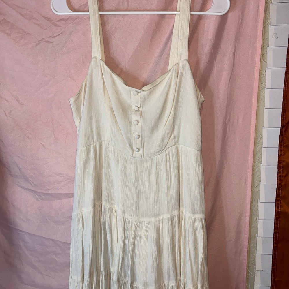 Forever 21 Ivory Button-Down Top